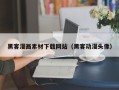 贵州黑客漫画素材下载网站（黑客动漫头像）